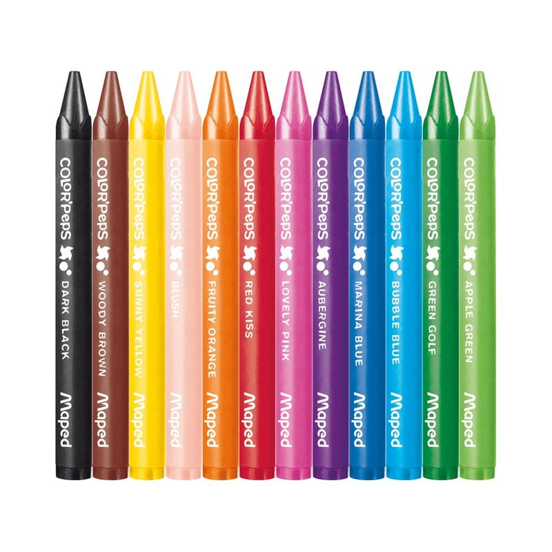 Lápis Cera Maped Color Peps 12