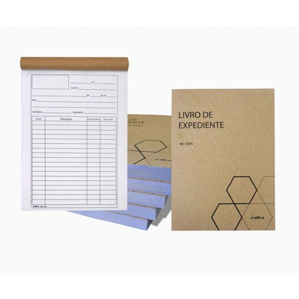 Livro Expediente A6 4Office Autocopiativo