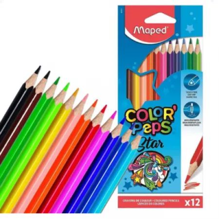 Lápis Cor Maped Color'Peps Star 12