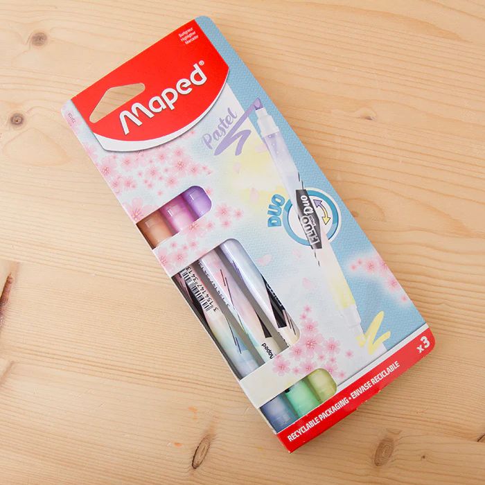 Sublinhador Maped Fluo Duo Pastel