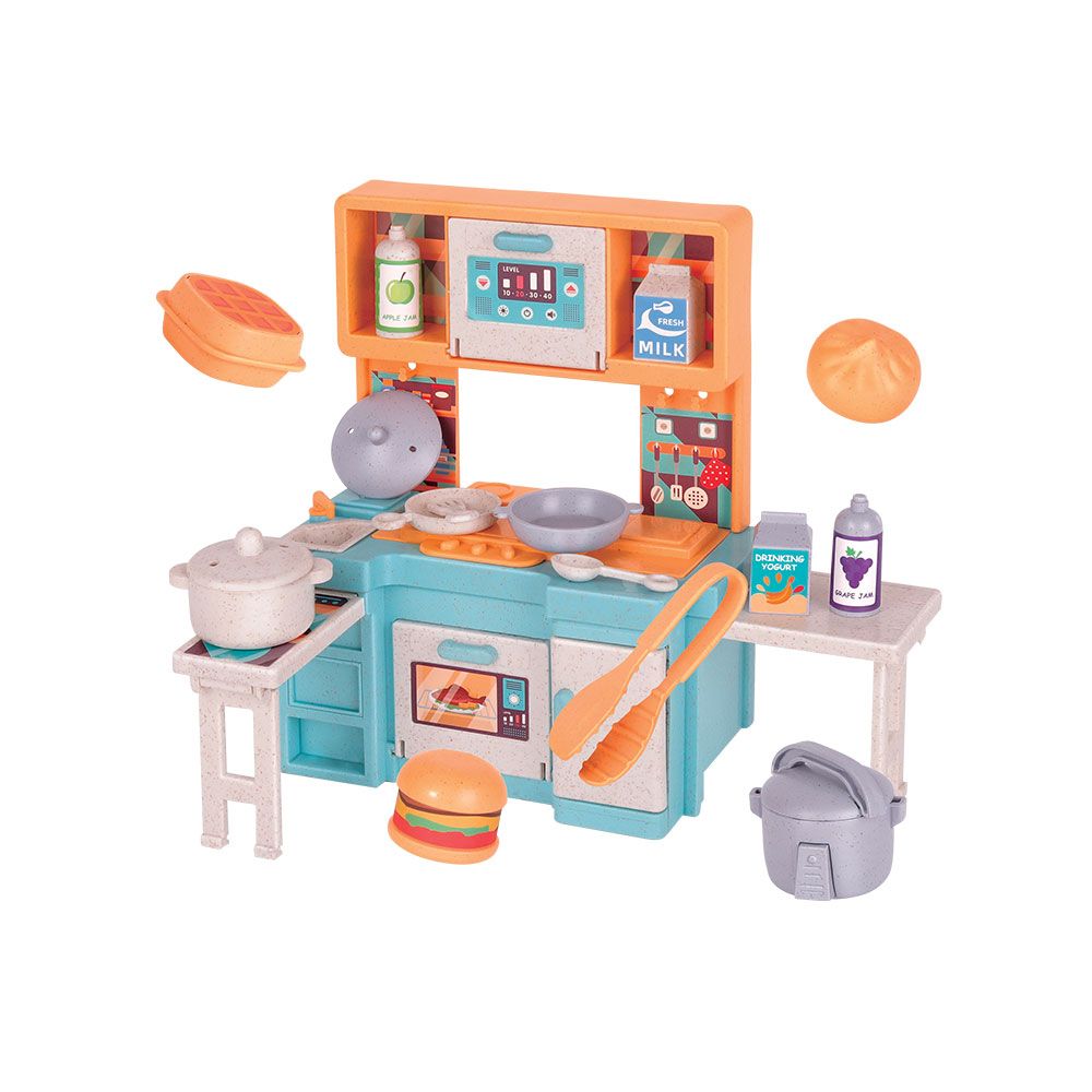 Cozinha Divertida Completa Bio Plástico Giros