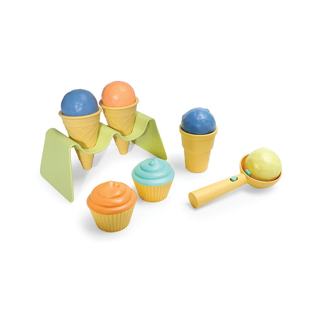 Conj. Gelados e Bolinhos 13 Pcs Bio Plástico Giros