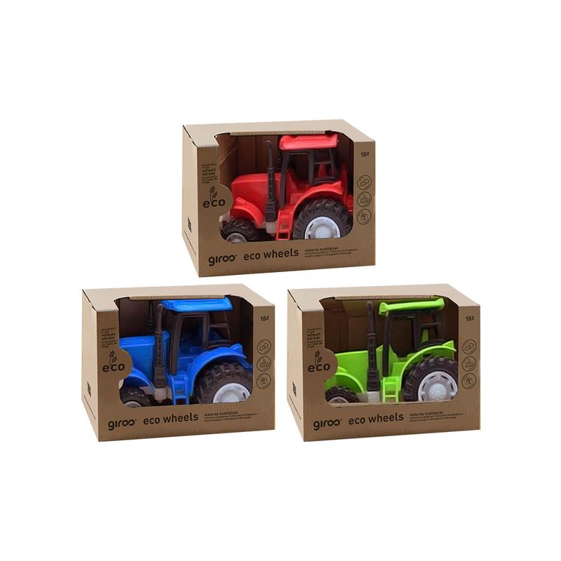 Trator Roda Livre 10 cm Giros Eco Sort.