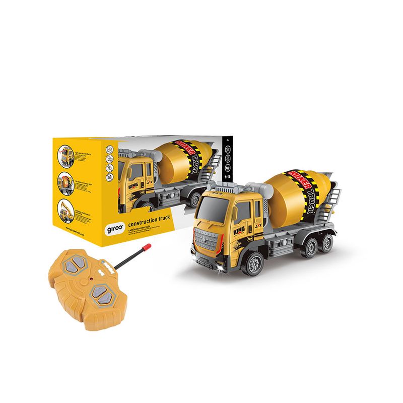 Camião Betoneira 1:16 R/C 6 Funções e Luzes