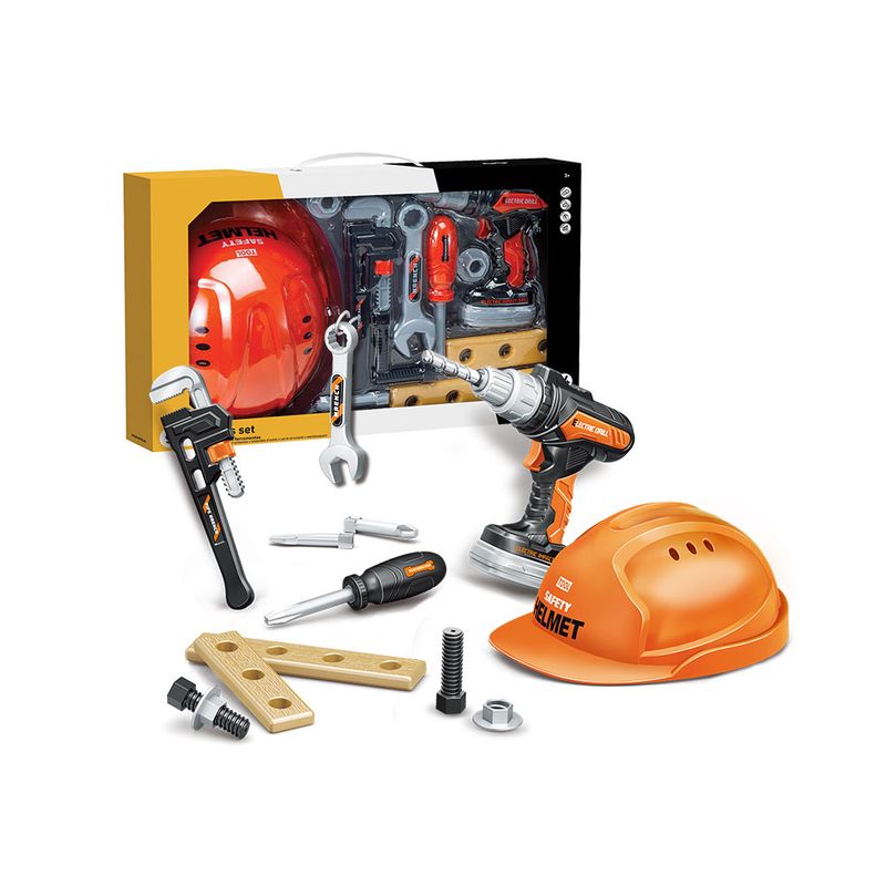 Conjunto Ferramentas 14 peças com Capacete