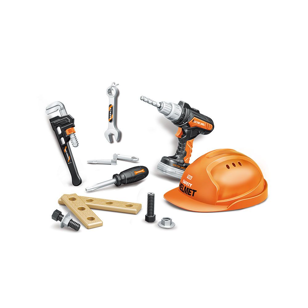 Conjunto Ferramentas 14 peças com Capacete