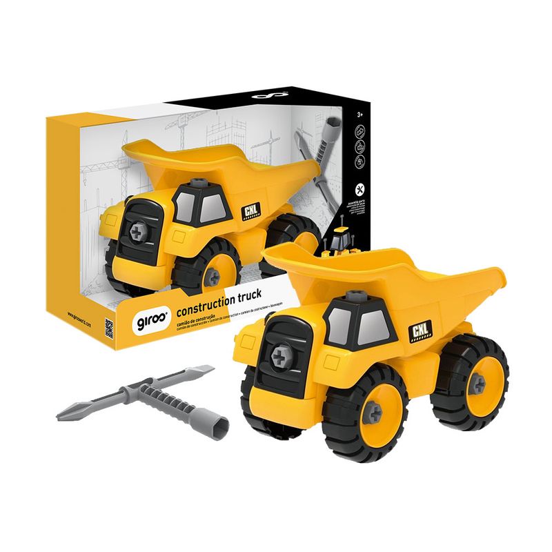 Camião de Construção 33 cm Build DIY Giros