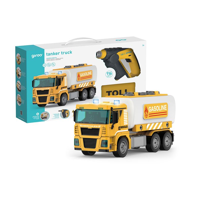 Camião Combustível L&amp;S 116 pcs Giros DIY