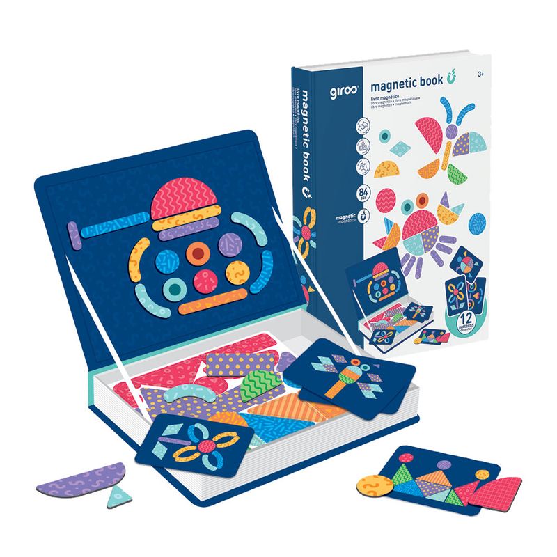 Livro Magnético Formas Geométricas Giros Play