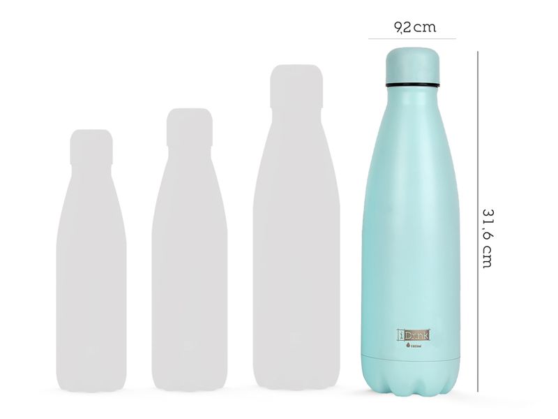 Garrafa Térmica IDrink Azul Pastel