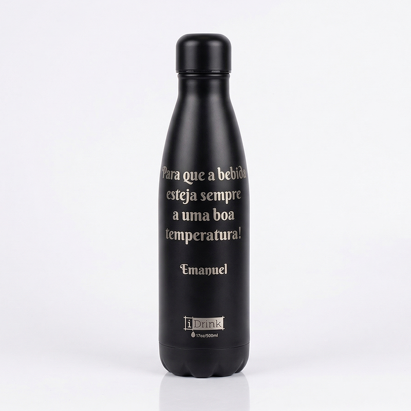 Garrafa Térmica IDrink Metalizada Rosa