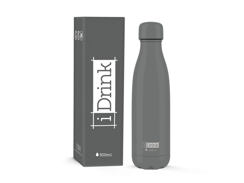 Garrafa Térmica IDrink Cinzento