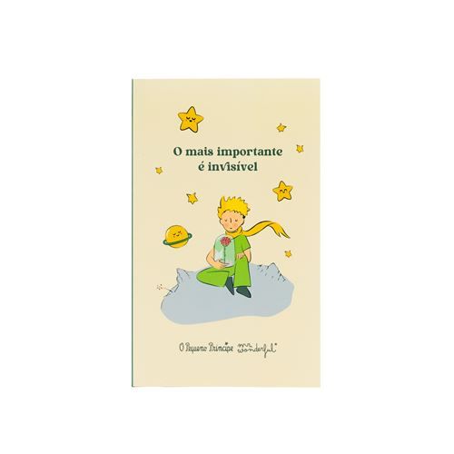 Caderno Liso Mr Wonderful O Principezinho - O mais importante é invisível