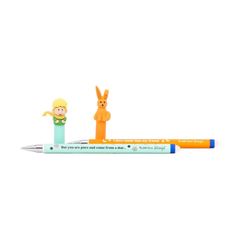 Set de 2 Esferográficas apagáveis Bo-Bo - O Principezinho e a Raposa