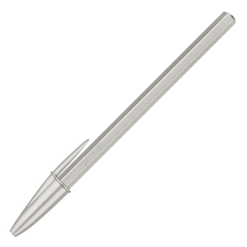 Esferográfica BIC Cristal Glace Prateada