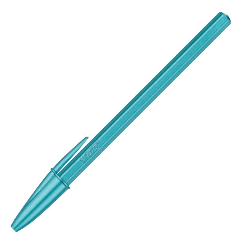 Esferográfica BIC Cristal Glace Azul Turquesa