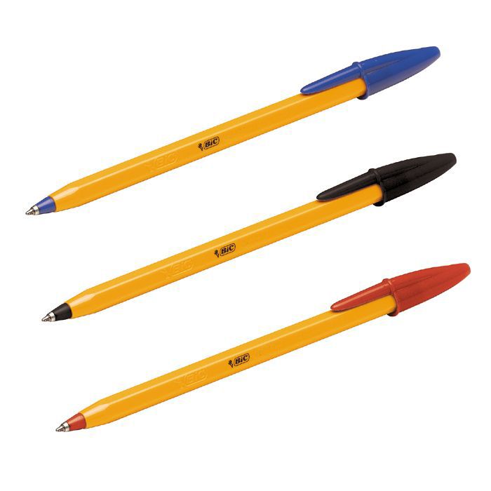 Esferográfica BIC Laranja Cristal