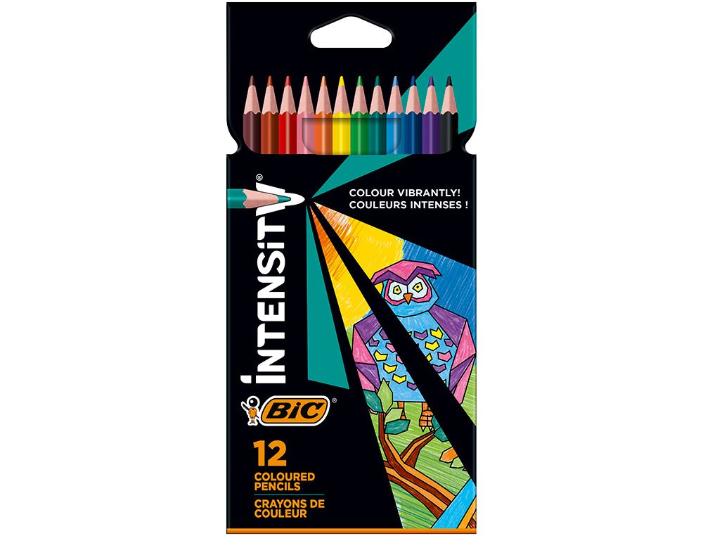 Lápis de cor BIC Intensity 12