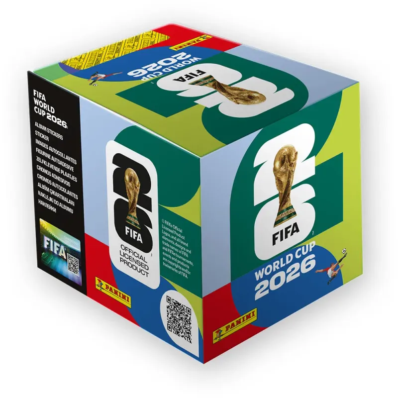 Panini Caixa com 50 pacotes de cartas colecionáveis da Copa do Mundo FIFA® 2026