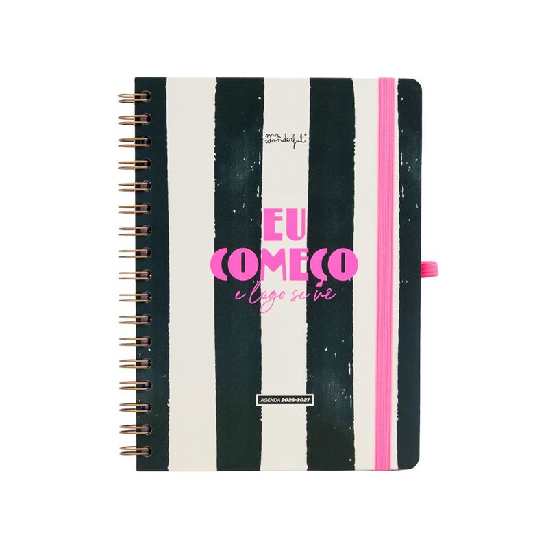 Agenda Mr. Wonderful 26-27 Semanal - Eu começo e logo se vê