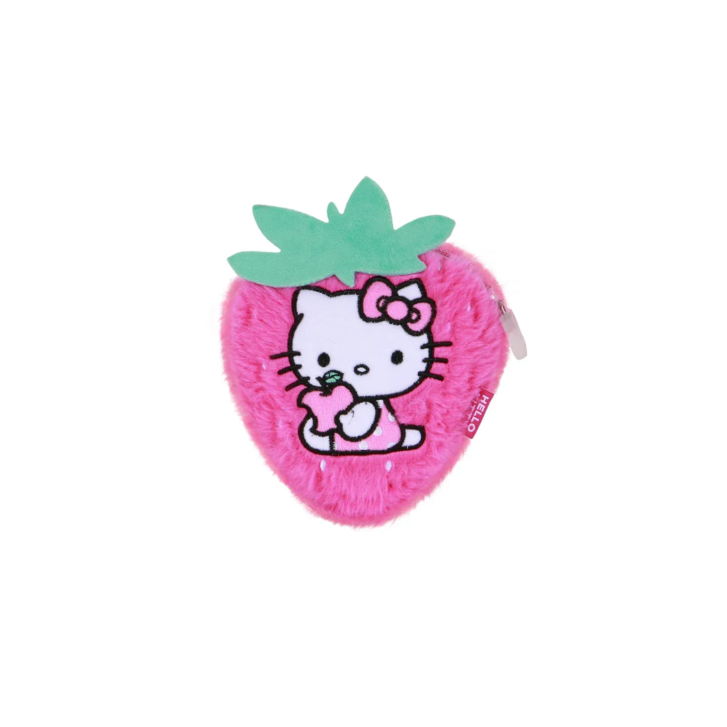 Carteira de Morango Rosa Suave Hello Kitty