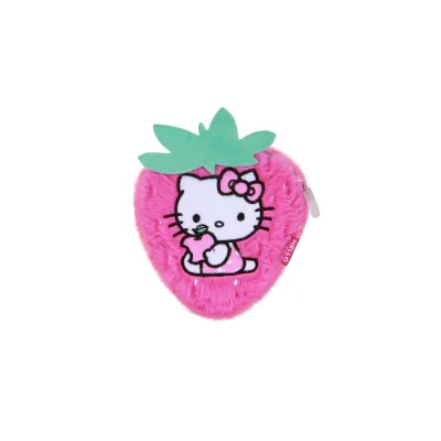 Carteira de Morango Rosa Suave Hello Kitty