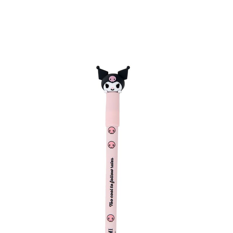 Esferográfica Apagável Bo-Bo Hello Kitty Kuromi - Too cool to follow rules