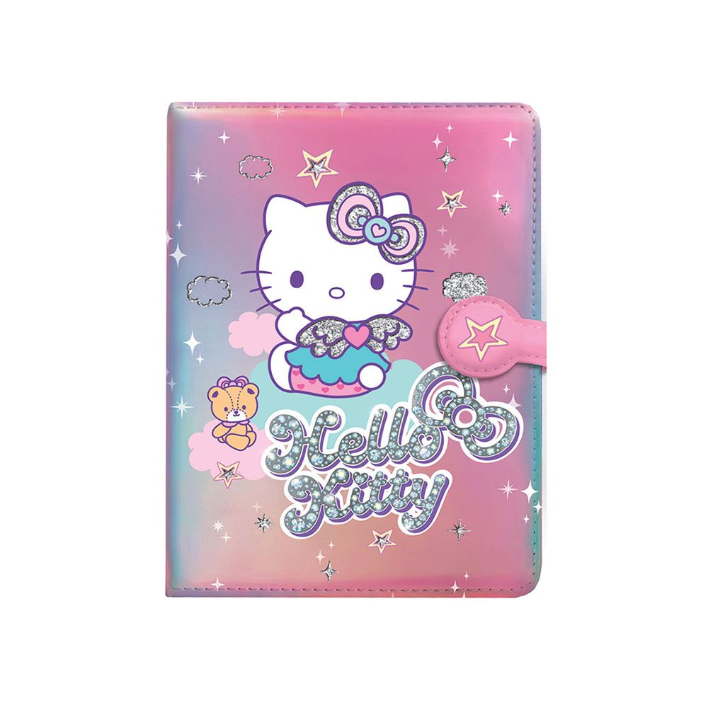 Caderno A5 Hello Kitty Sparklecom Fecho Magnético
