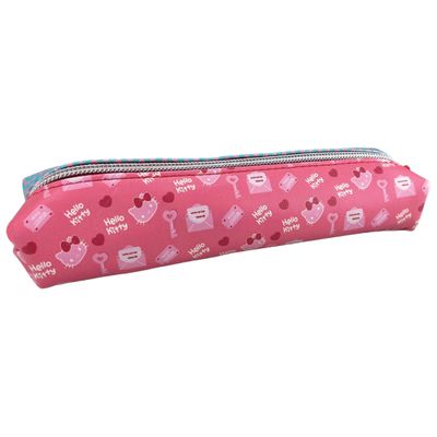 Estojo Escolar Retangular Hello Kitty