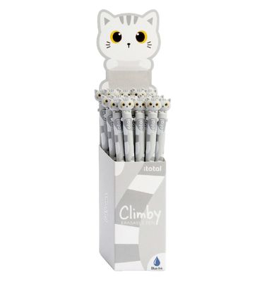 Caneta Apagável ITotal Climby Gato Branco