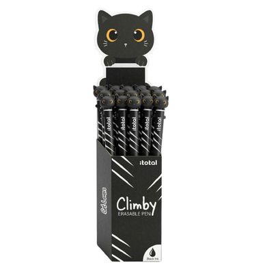 Caneta Apagável ITotal Climby Gato Preto