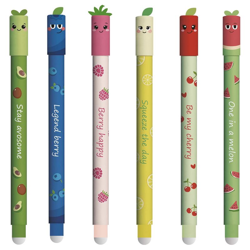 Caneta Apagável Eberhard Faber Edição Frutas Limão