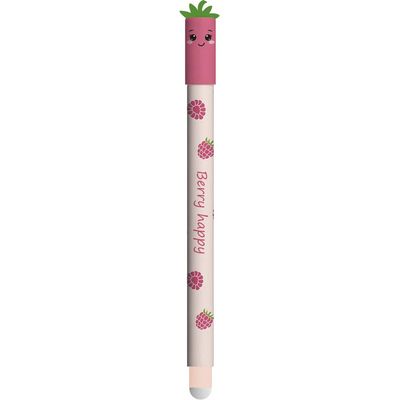 Caneta Apagável Eberhard Faber Edição Frutas Framboesa