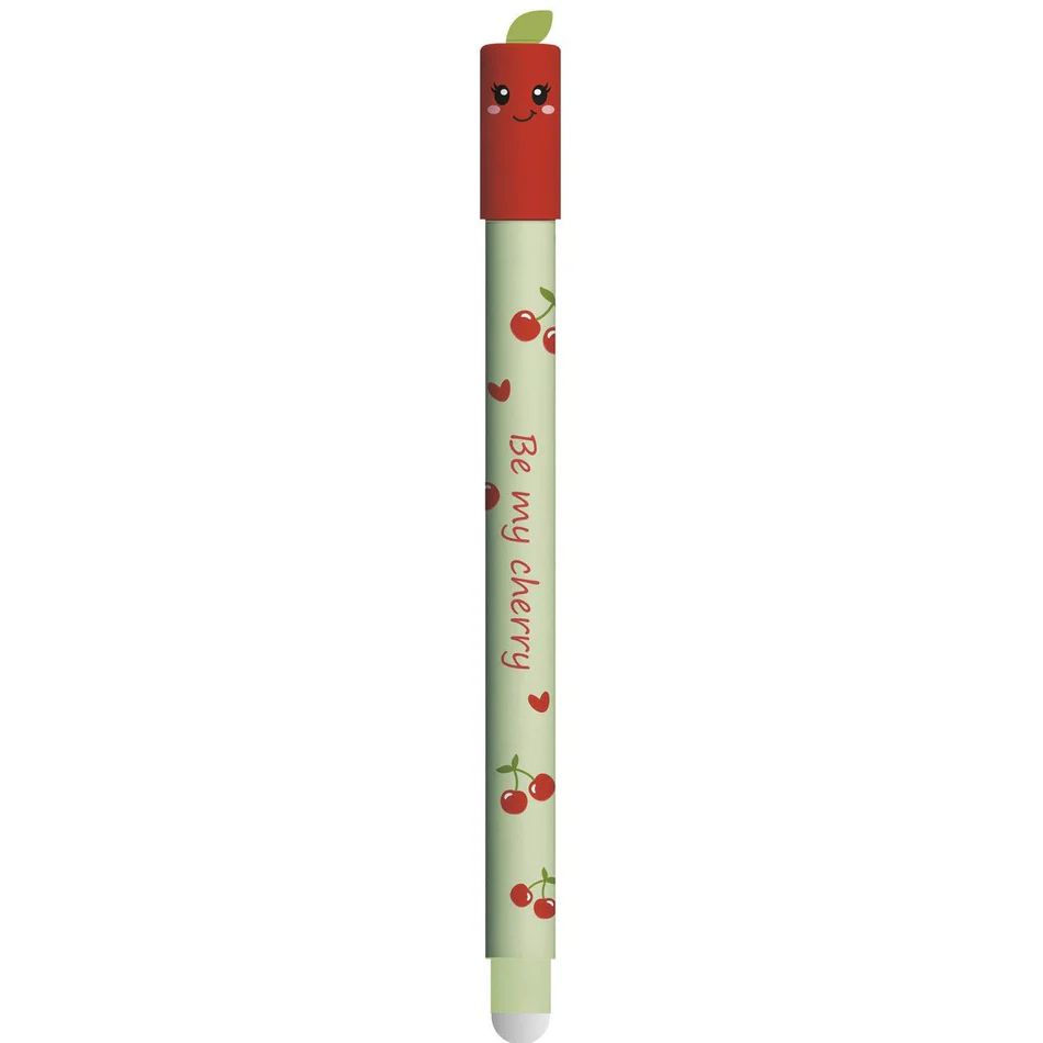 Caneta Apagável Eberhard Faber Edição Frutas Cereja