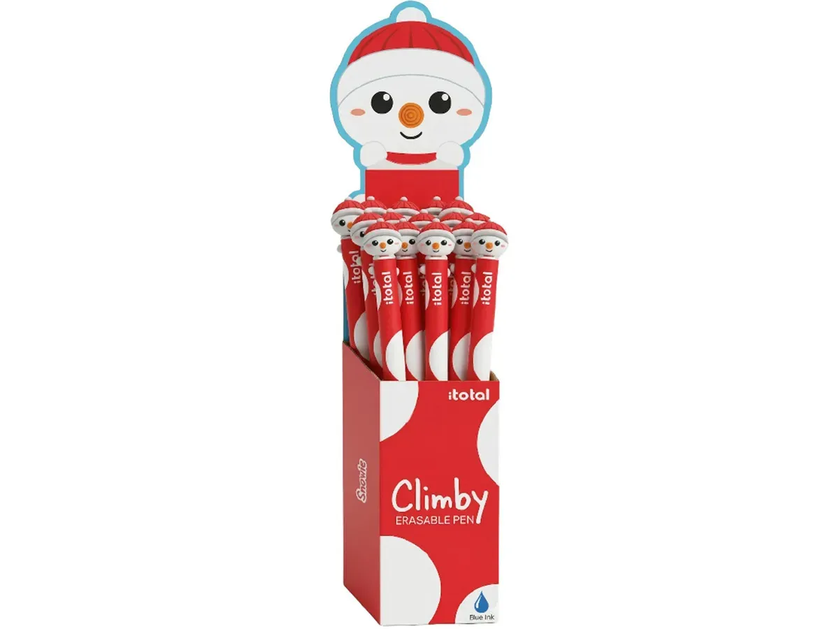Caneta Apagável ITotal Climby Natal Edition Snowie