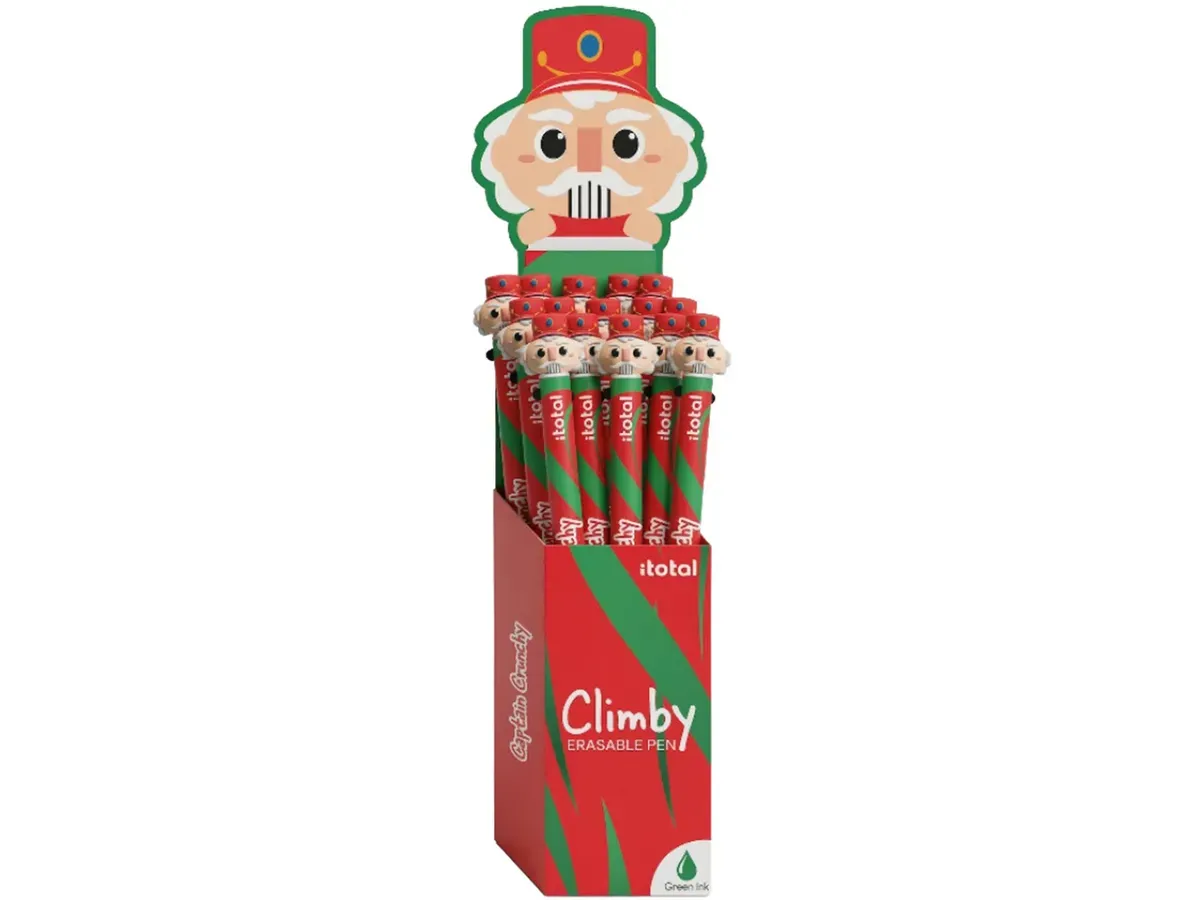 Caneta Apagável ITotal Climby Natal Edition Captain Crunchy