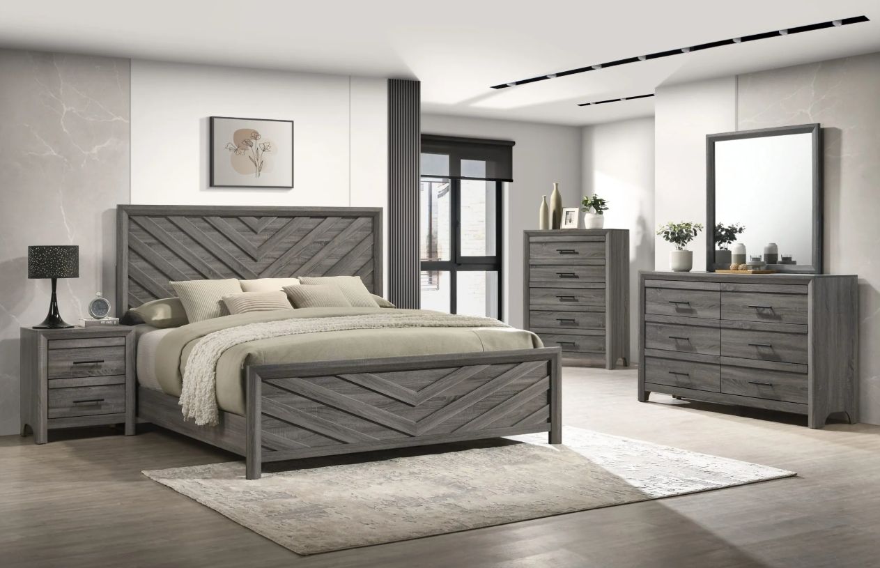 B064 Queen bedroom, 5 pc.