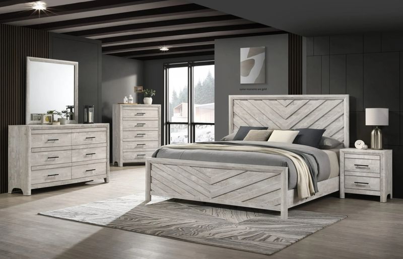 B065 Queen bedroom, 5 pc.