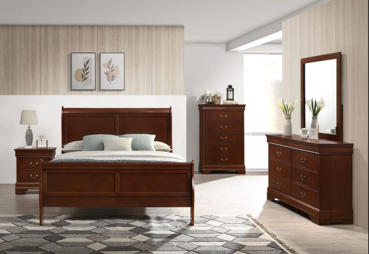 B232 Queen bedroom, 5 pc.