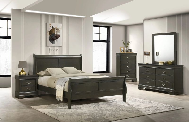B236 Queen bedroom, 5 pc.