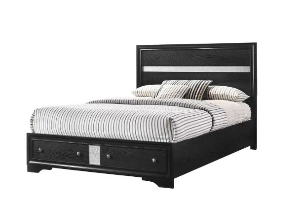 Matrix Queen Bed Black