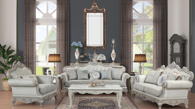 Tuscan Sofa Silver