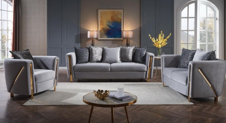 Chanelle Sofa Gray