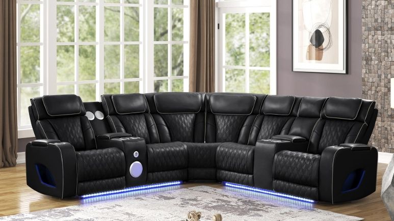 Fortuner Sectional Black