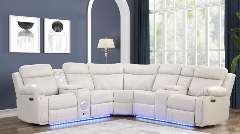 Lacrosse Sectional Sofa Ice