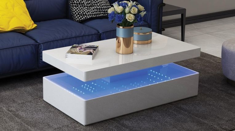 Aurora Coffee Table White