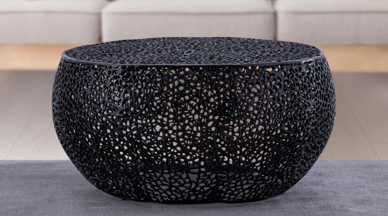 T3502-32 Round Coffee Table Black