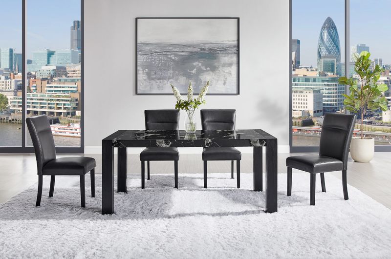 D4088DT DINING TABLE + 8 D87DC DINING CHAIR