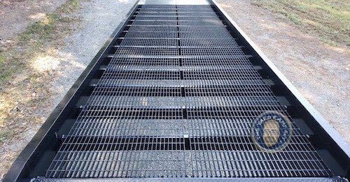 Mid-State Stationary Dock Ramp, 25K Capacity, 102" Wide, 30' Long