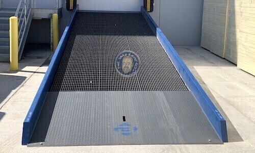 Bluff Stationary Dock Ramp, 25K Capacity, 102" Wide, 30 ft Long